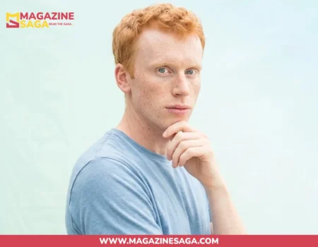 Reed Cross Howard, professional golfer and son of director Ron Howard, in a casual portrait photo.