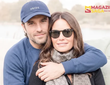 Linzey Rozon and Tim Rozon posing together outdoors