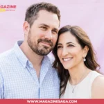 Dan Katz and Stephanie Maloney Katz smiling together in a casual portrait photo
