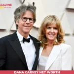 Dana Carvey in a black tuxedo at a formal event, featured for his net worth article
