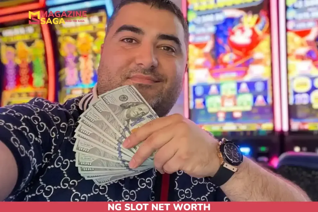 NG Slot playing a high-limit slot machine at a casino