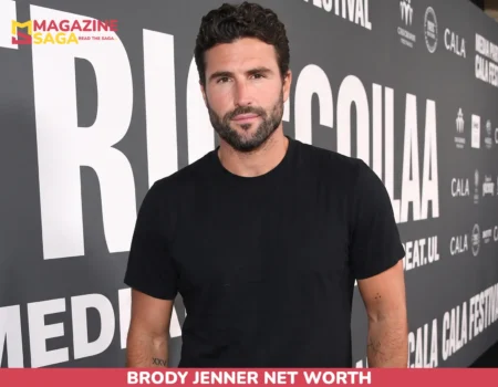 Brody Jenner at a media event backdrop, featured for the Brody Jenner net worth profile
