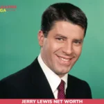 Jerry Lewis smiling in a suit and striped tie for the Jerry Lewis net worth article
